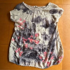 Cozy Casual Maternity Top S Lightweight Summer
